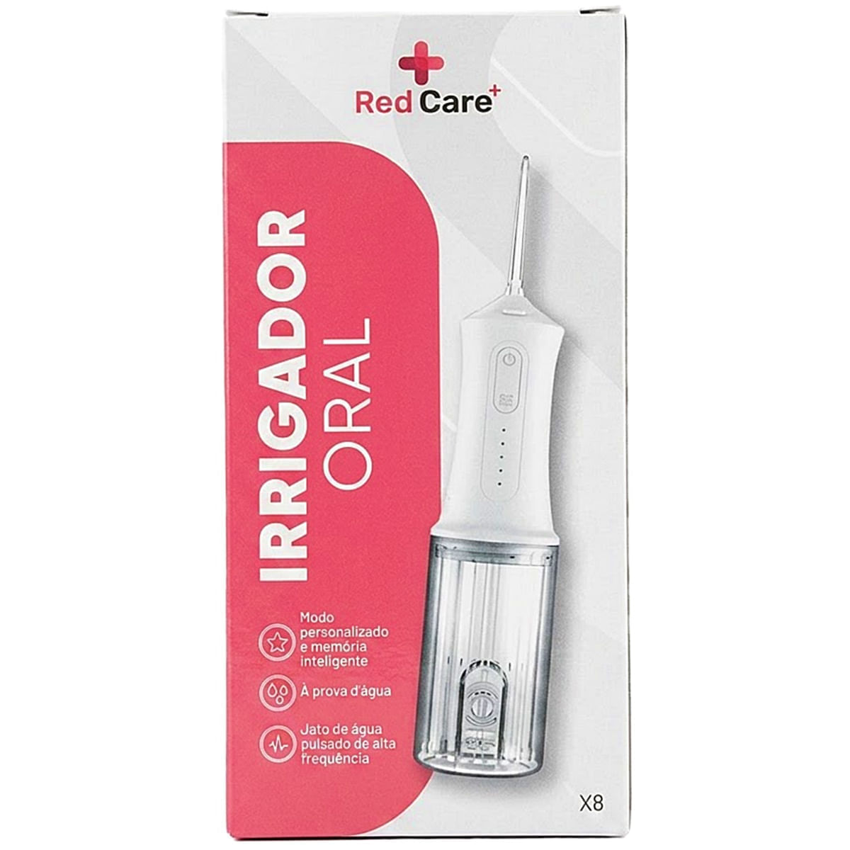 Irrigador Oral Recarregável Red Care Supermedy