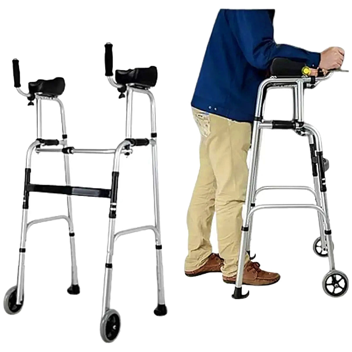 Andador 2 Rodas Em Pé Elevado Supermedy