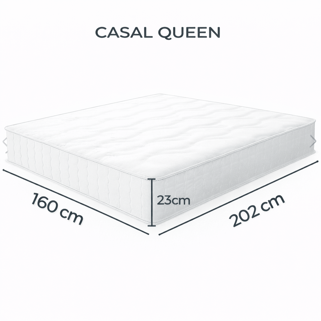 Capa para Colchão de Casal Antiácaro Super Soft Alergoshop Queen