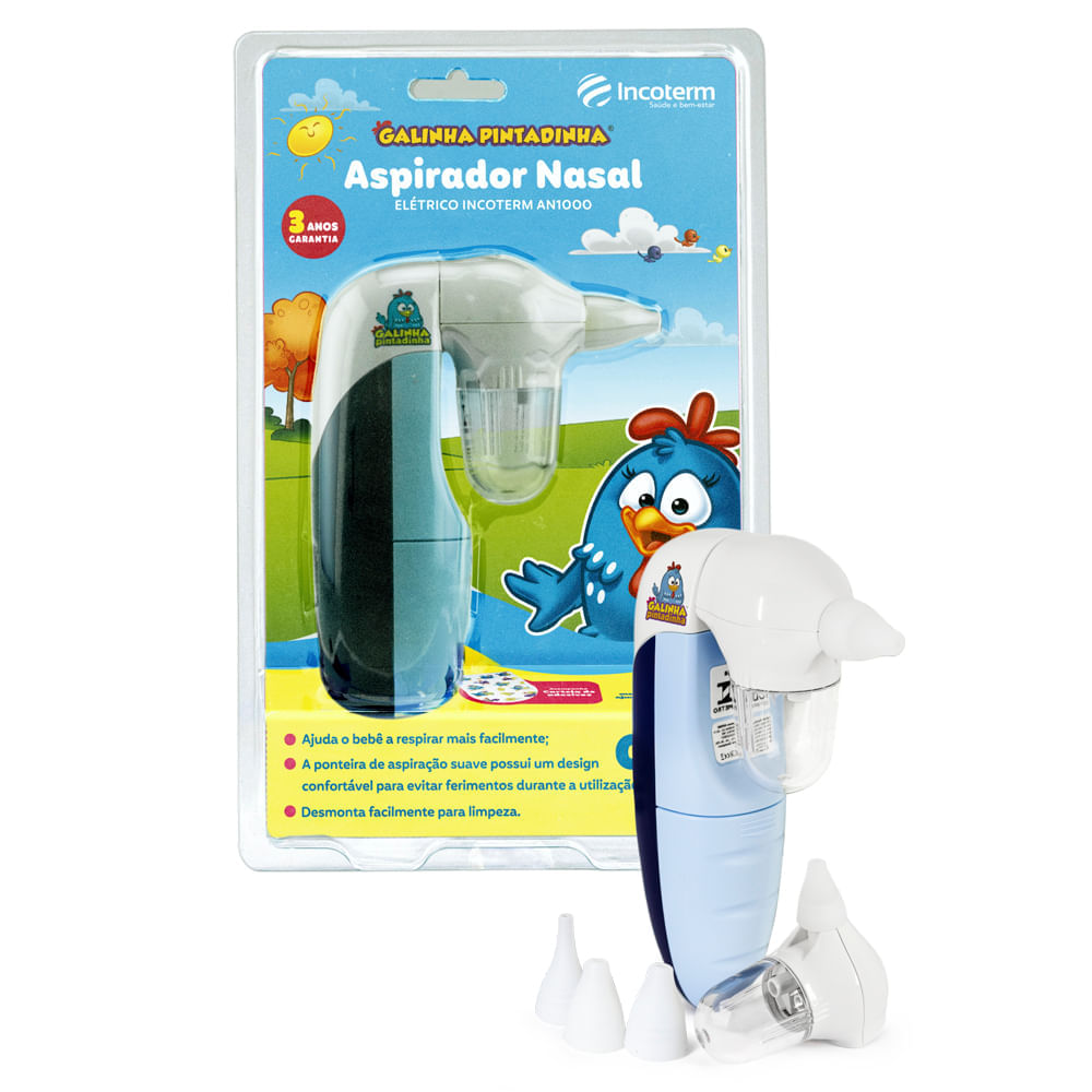 Aspirador Nasal Elétrico Incoterm Galinha Pintadinha