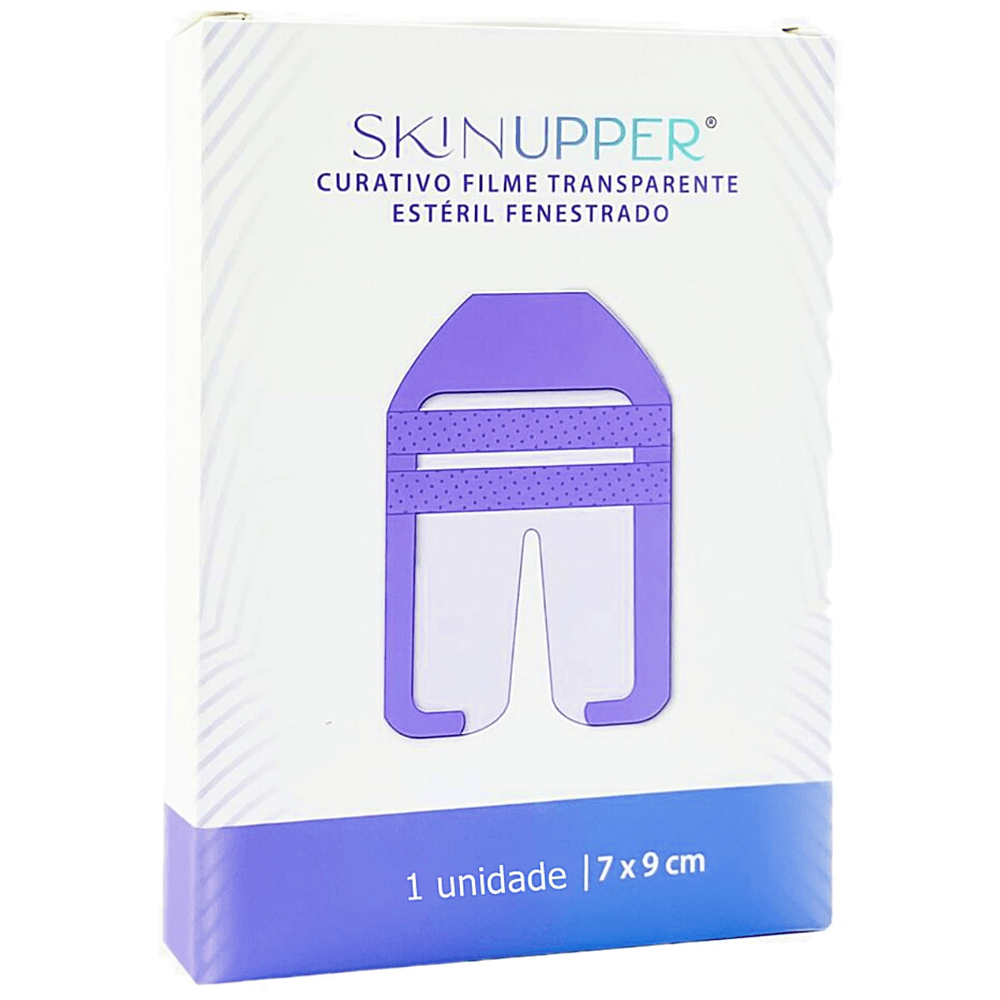 Curativo Filme Transparente Fenestrado Estéril 7x9cm Unidade