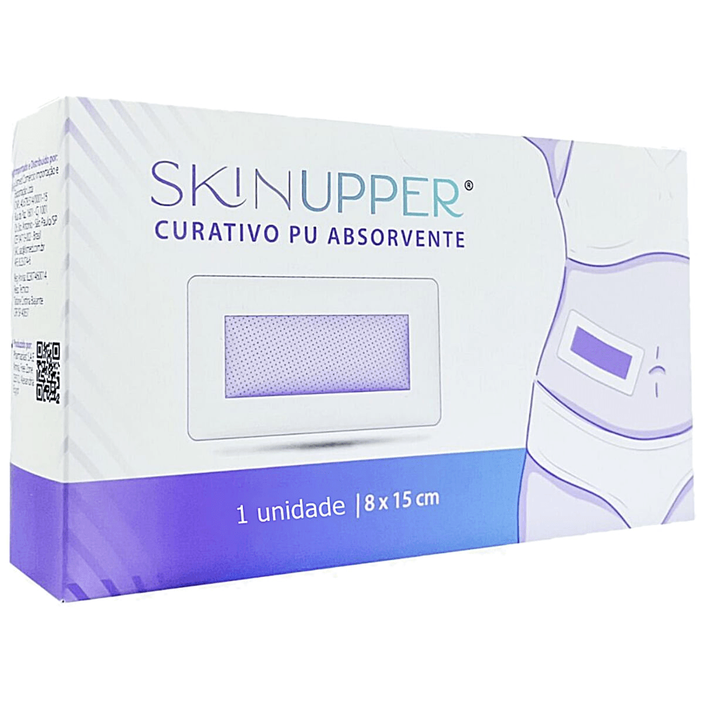 Curativo Pu Estéril Com Almofada Absorvente 8x15cm Unidade