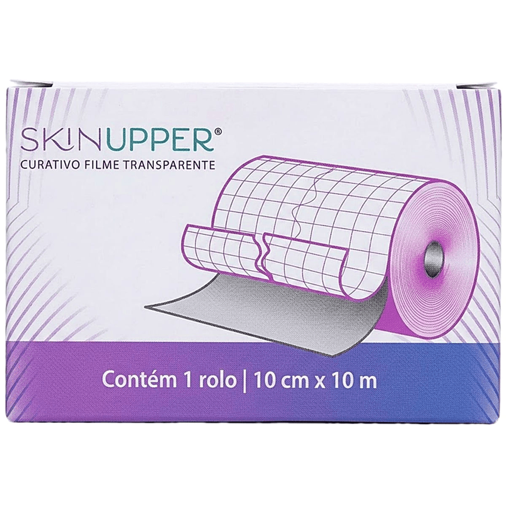 Curativo Filme Transparente Rolo Skinupper 10cmX10m Unidade