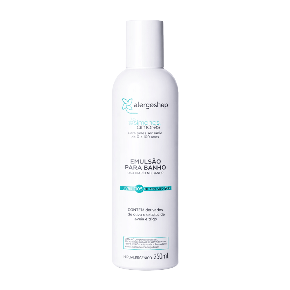 Emulsão para Banho Nossos Amores Alergoshop 250ml