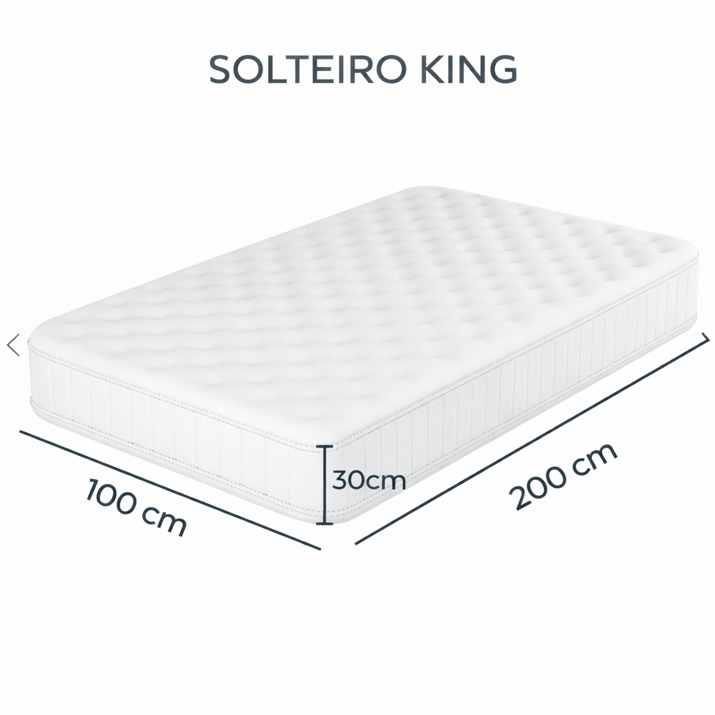 Capa Antiácaro Super Soft Alergoshop Solteiro King 30cm