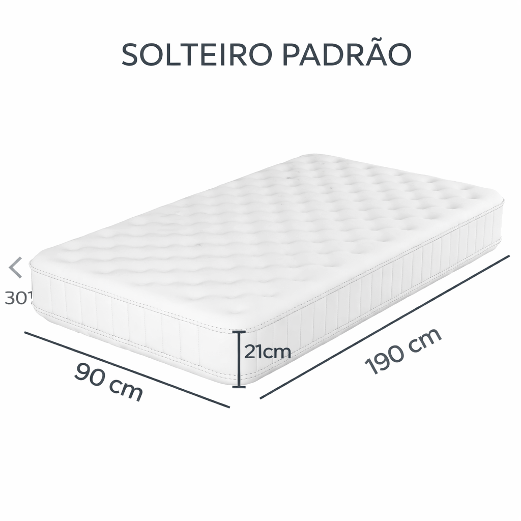 Capa Antiácaro Super Soft Alergoshop Solteiro Padrão 21cm