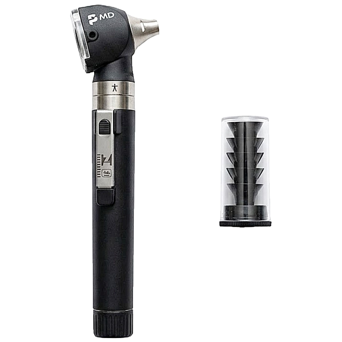 Otoscópio Omni 3000 Preto Xenon Halógena Fibra Óptica Estojo Luxo