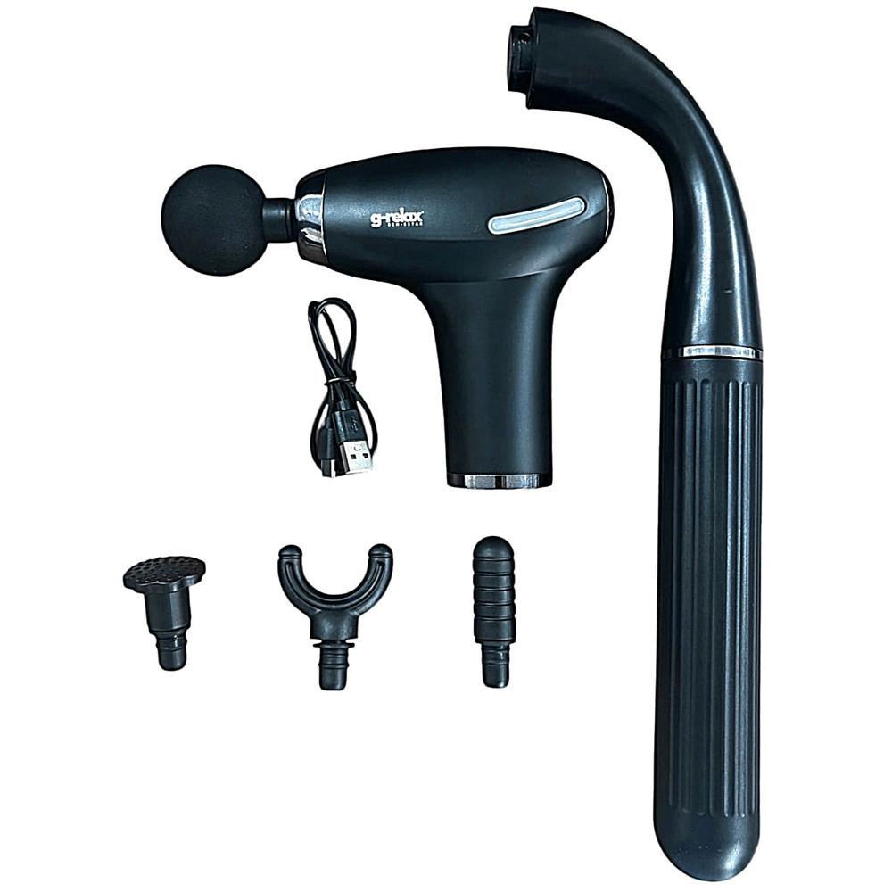 Massageador Muscular Profissional Mega Gun Longo Alcance