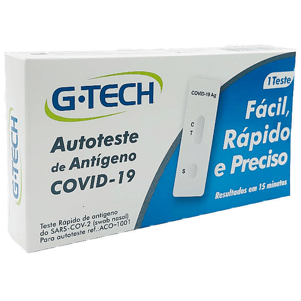 Autoteste de Antígeno COVID-19 G-Tech Swab Nasal Unidade
