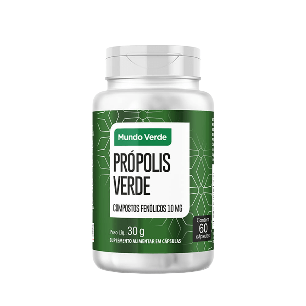 Própolis Verde Mundo Verde 60 Cápsulas