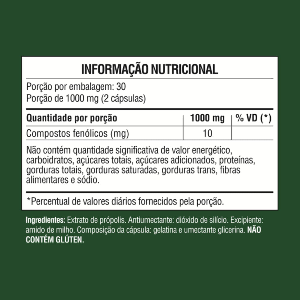 Própolis Verde Mundo Verde 60 Cápsulas