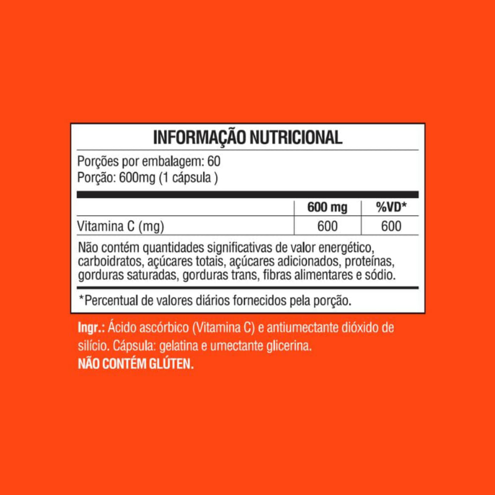 Vitamina C Mundo Verde 60 Cápsulas