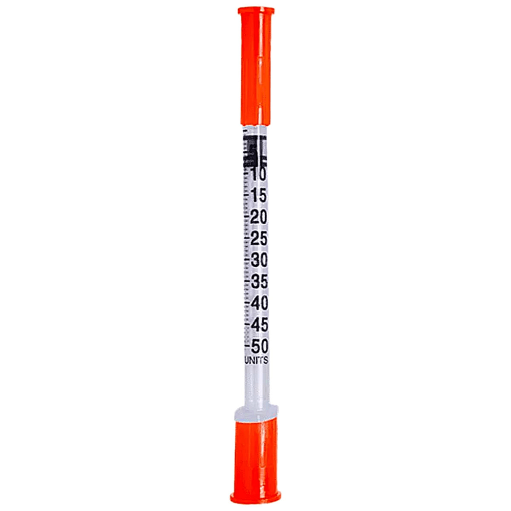 Seringa Insulina 0,5ml 6x0,25mm 31G Uniqmed Unidade