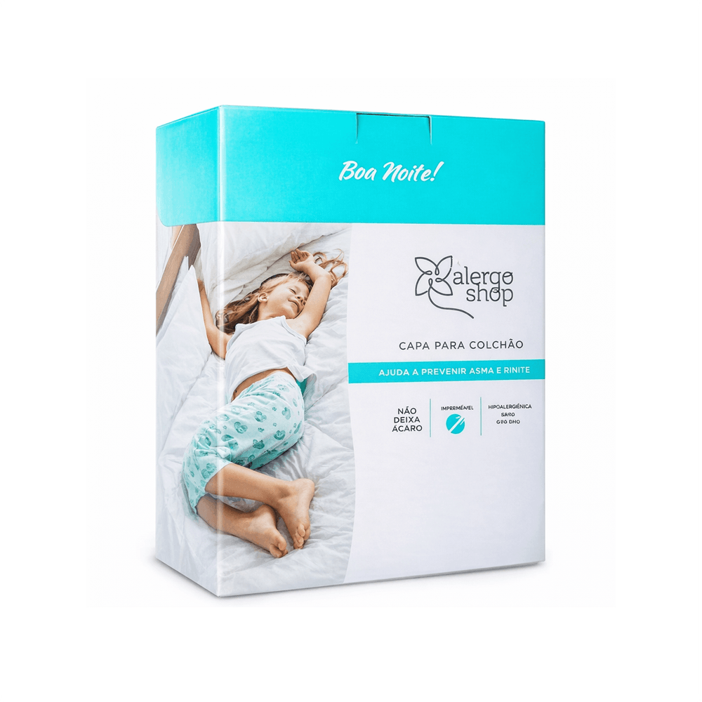 Capa De Pvc Para Camas De Casal Alergoshop Casal Padrão