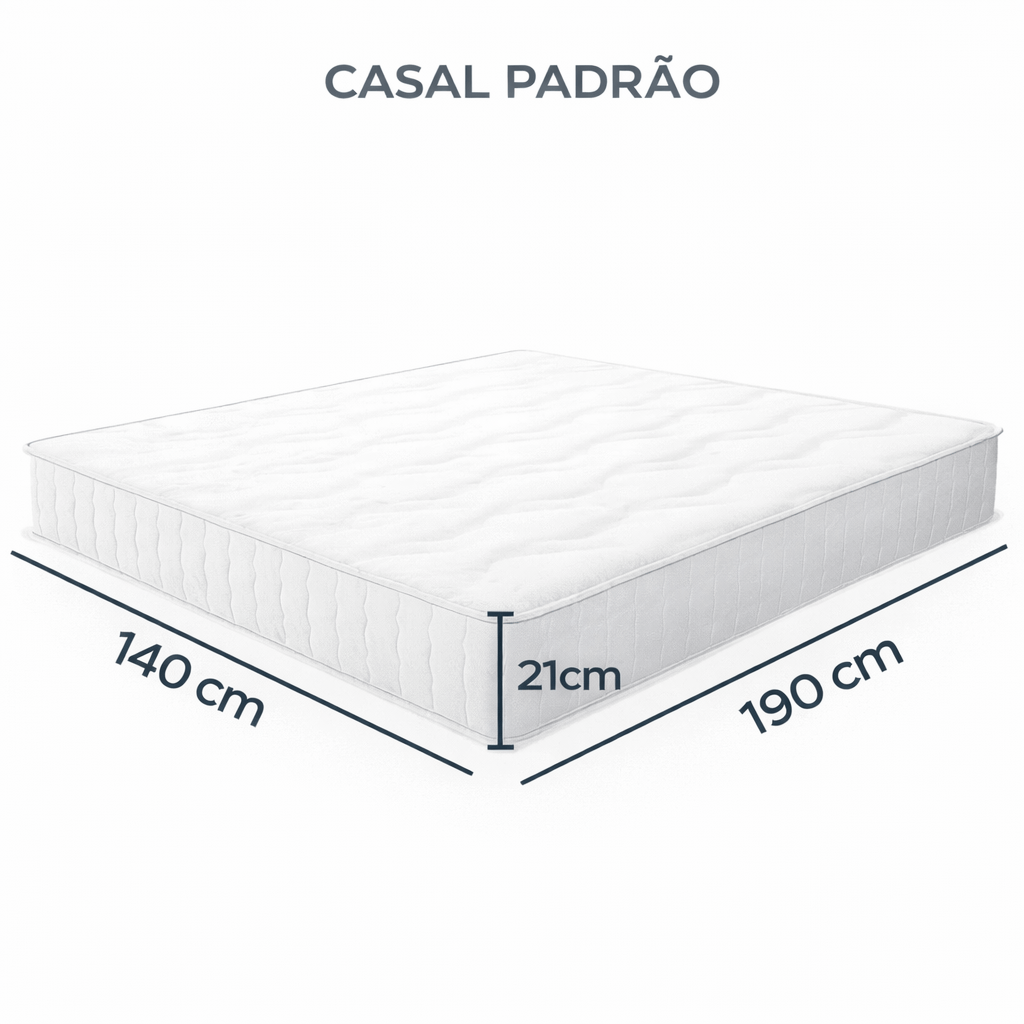 Capa De PVC Para Camas de Casal Alergoshop Casal Padrão