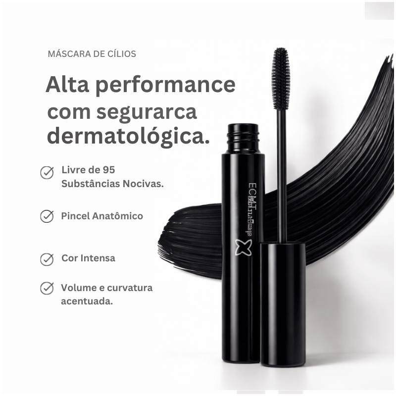 Kit Eclat Alergoshop Lápis para Olhos + Máscara de Cílios