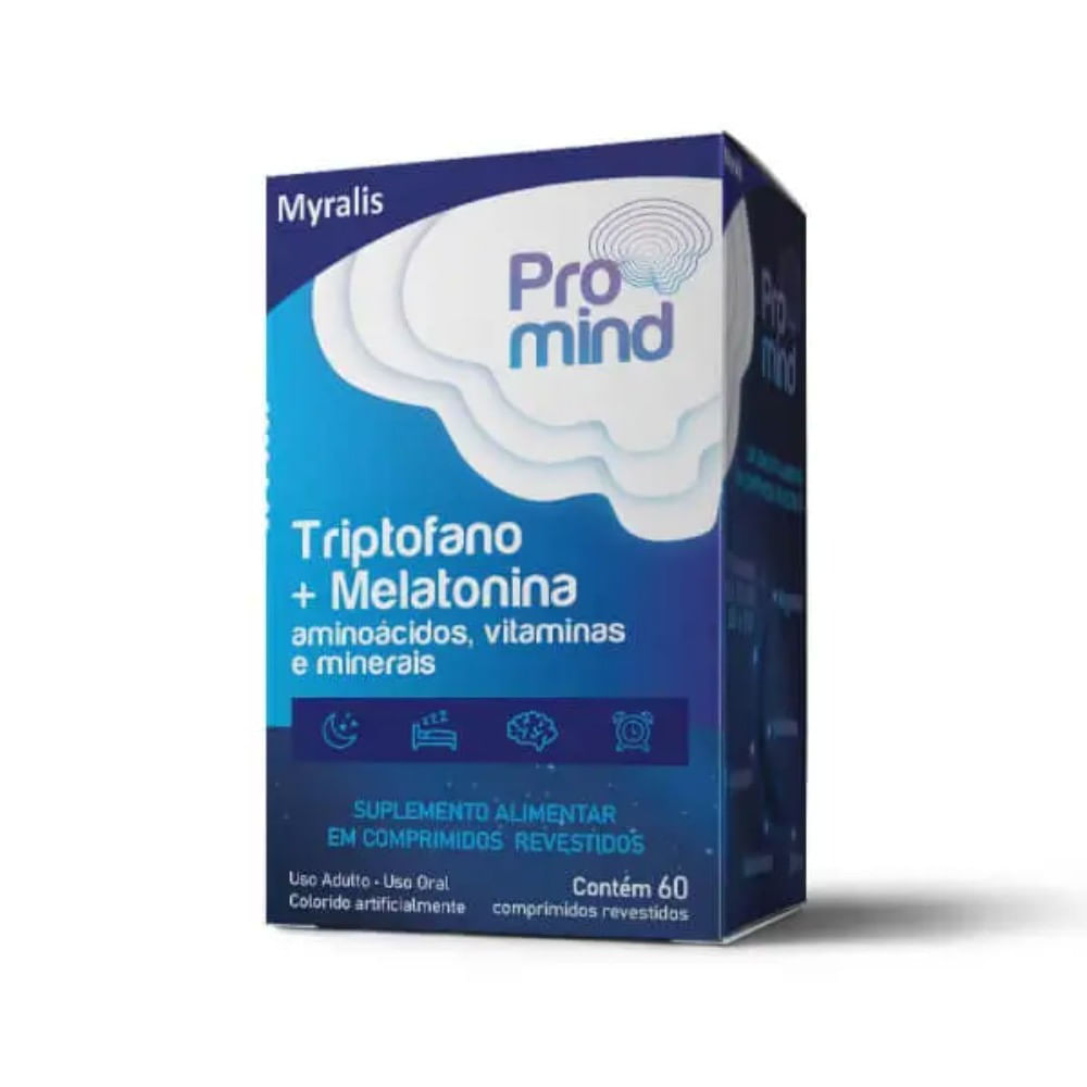 Promind Melatonina Triptofano 60 Comprimidos