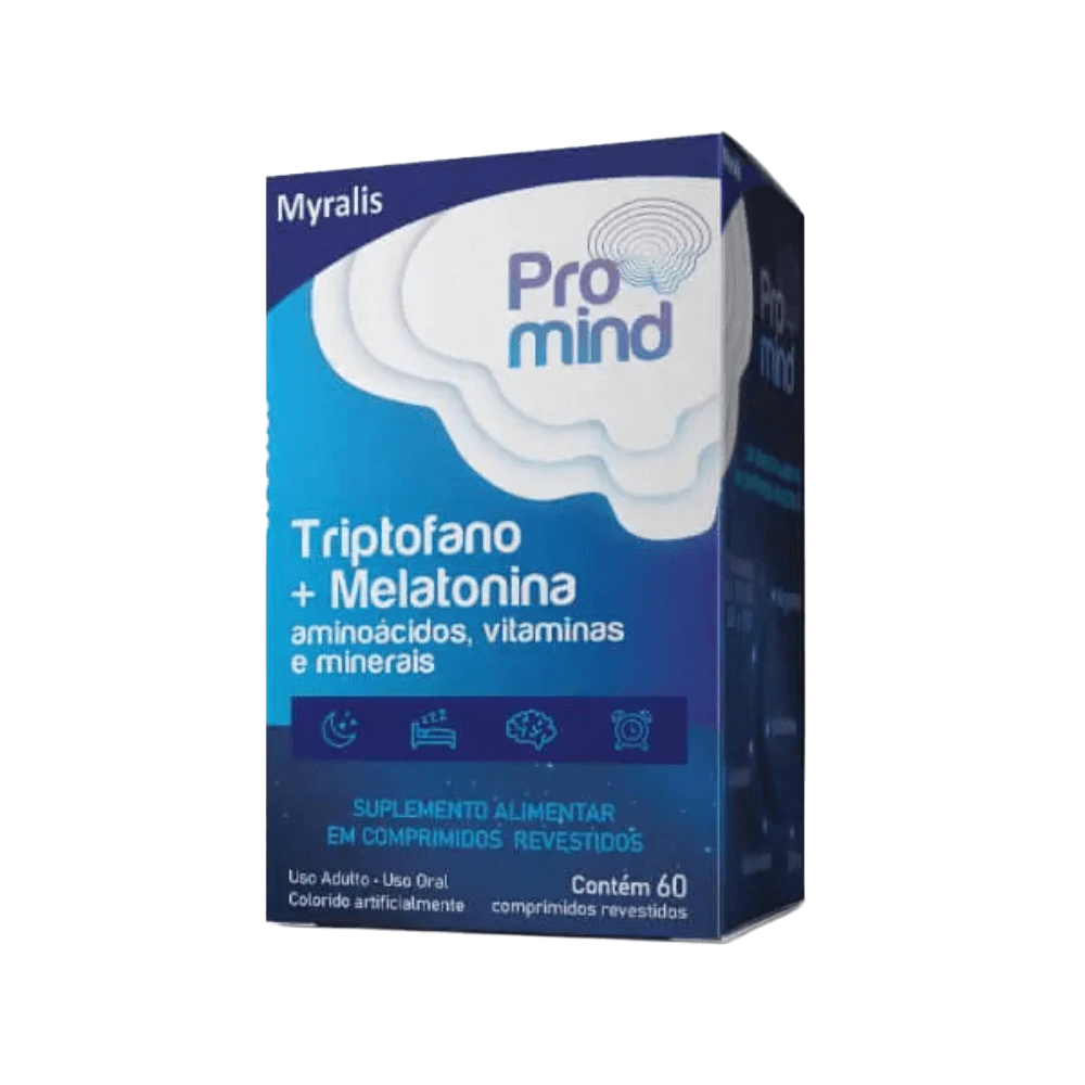 Promind Melatonina Triptofano 60 Comprimidos