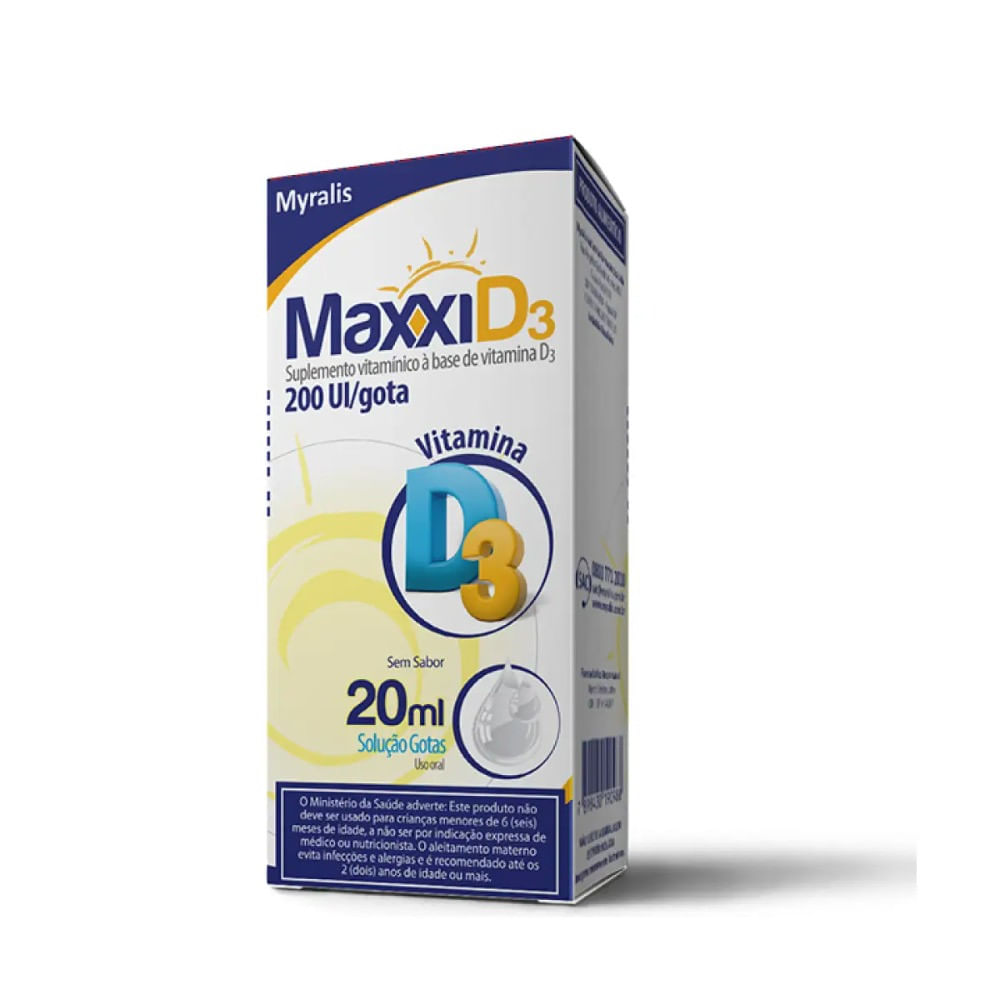 Maxxi D3 Gotas 20ml