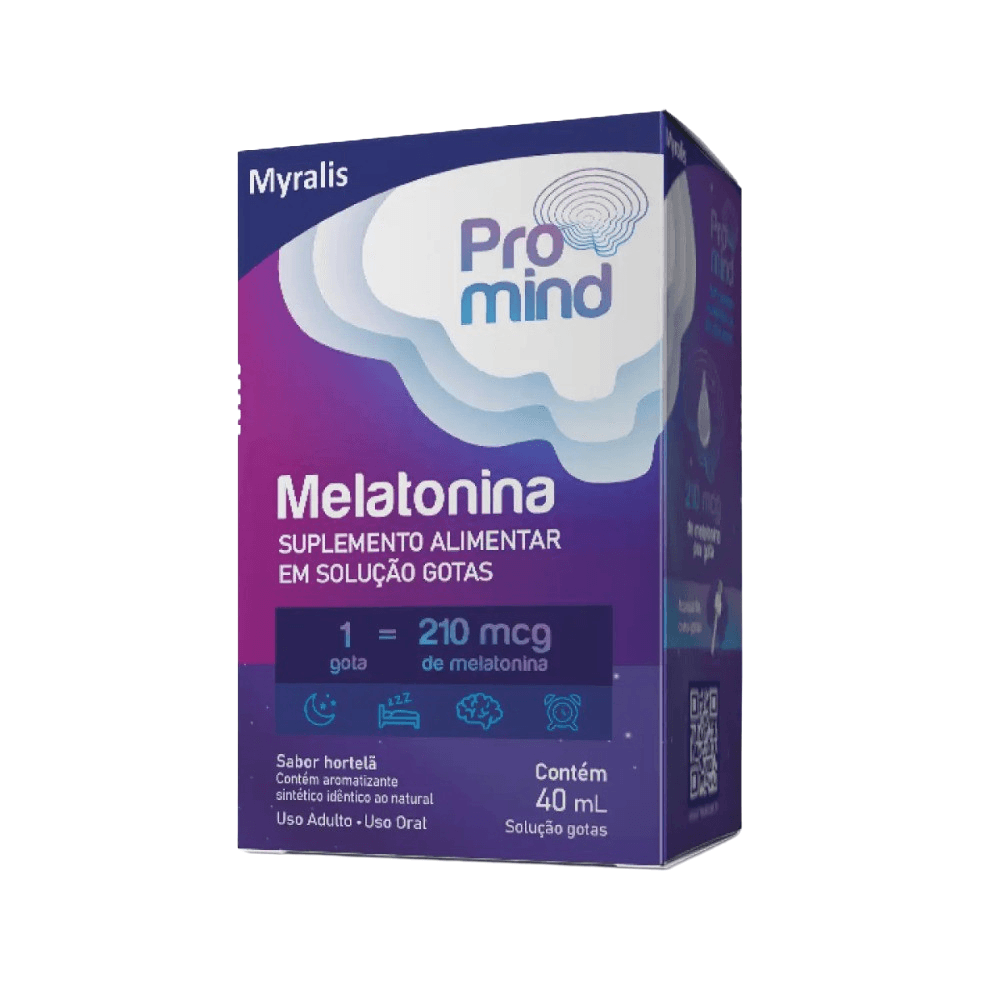 Promind Melatonina Gotas Hortelã 40ml