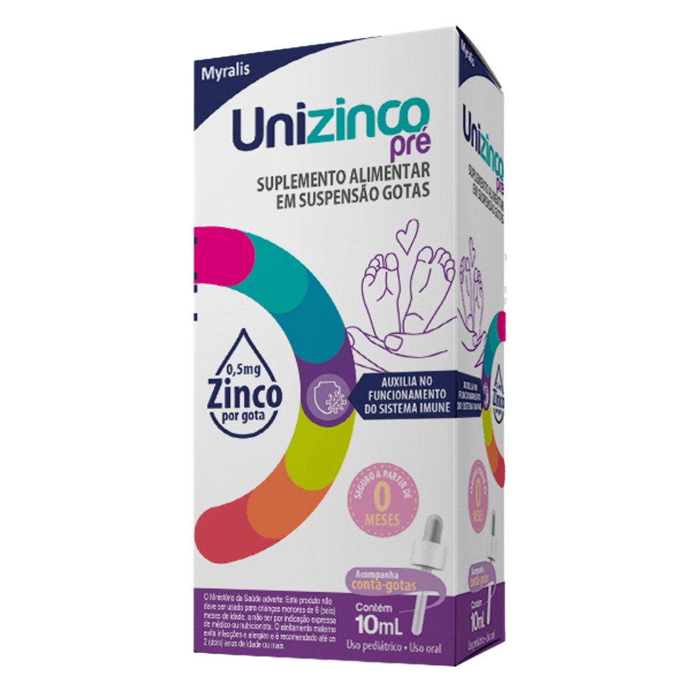 Unizinco Pré 0,5mg Gota 10ml
