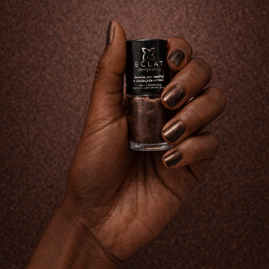 Esmalte Hipoalergênico Eclat Cruelty 24 Free Alergoshop 7ml Cor Marfim Negro