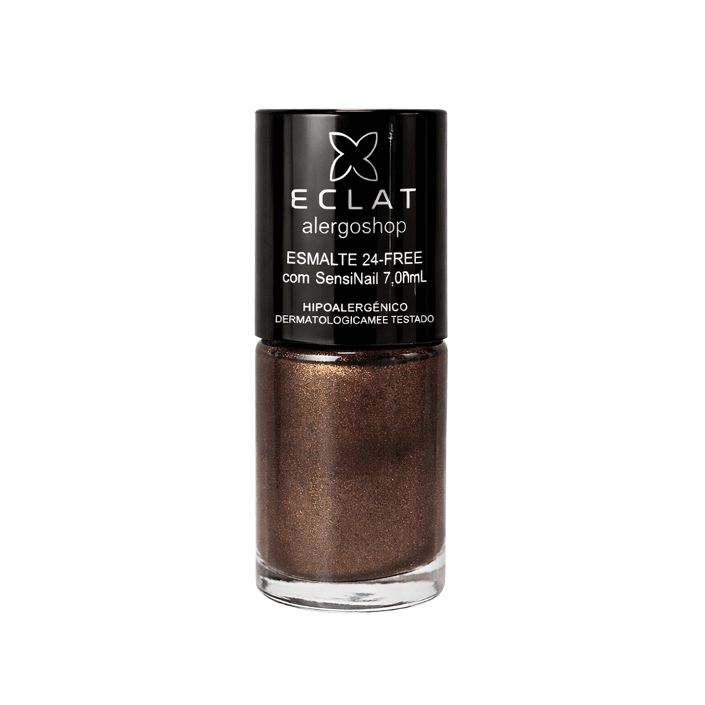 Esmalte Hipoalergênico Eclat Cruelty 24 Free Alergoshop 7ml Cor Marfim Negro
