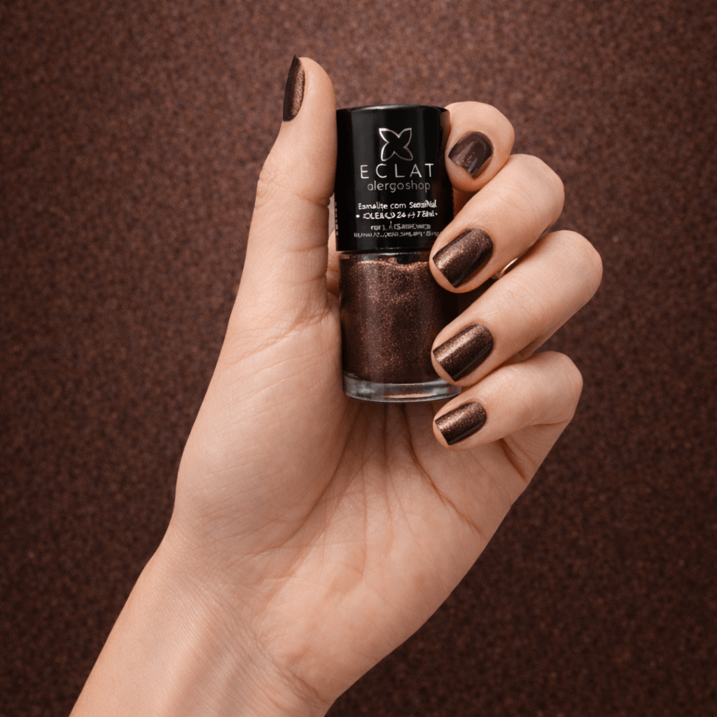 Esmalte Hipoalergênico Eclat Cruelty 24 Free Alergoshop 7ml Cor Marfim Negro