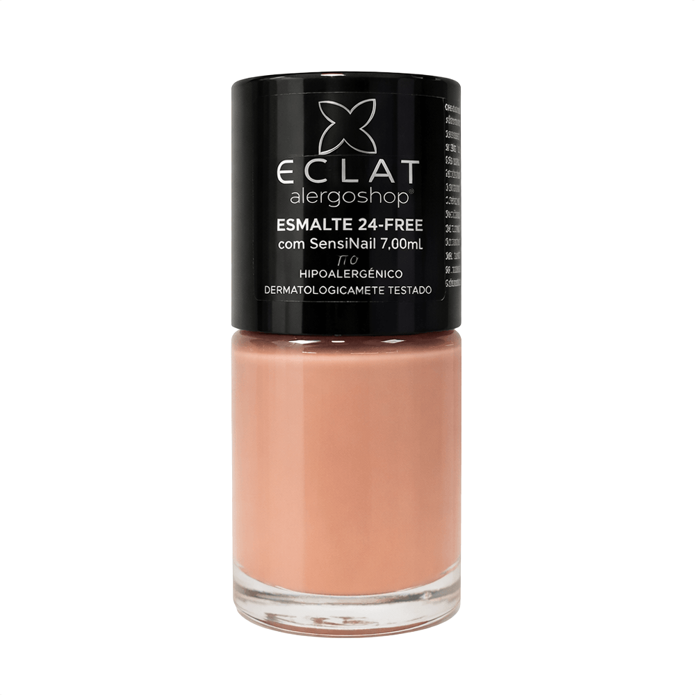 Esmalte Hipoalergênico Eclat Cruelty 24 Free Alergoshop 7ml Cor Doce de Goiaba
