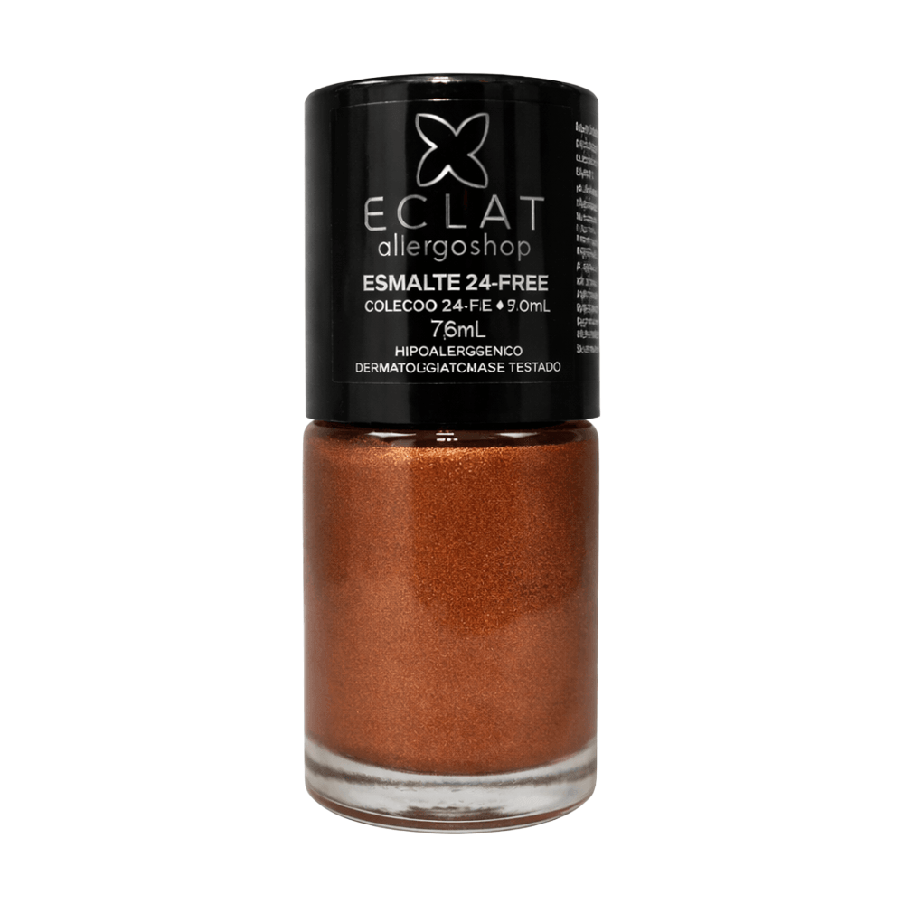 Esmalte Hipoalergênico Eclat Cruelty 24 Free Alergoshop 7ml Cor Arábica