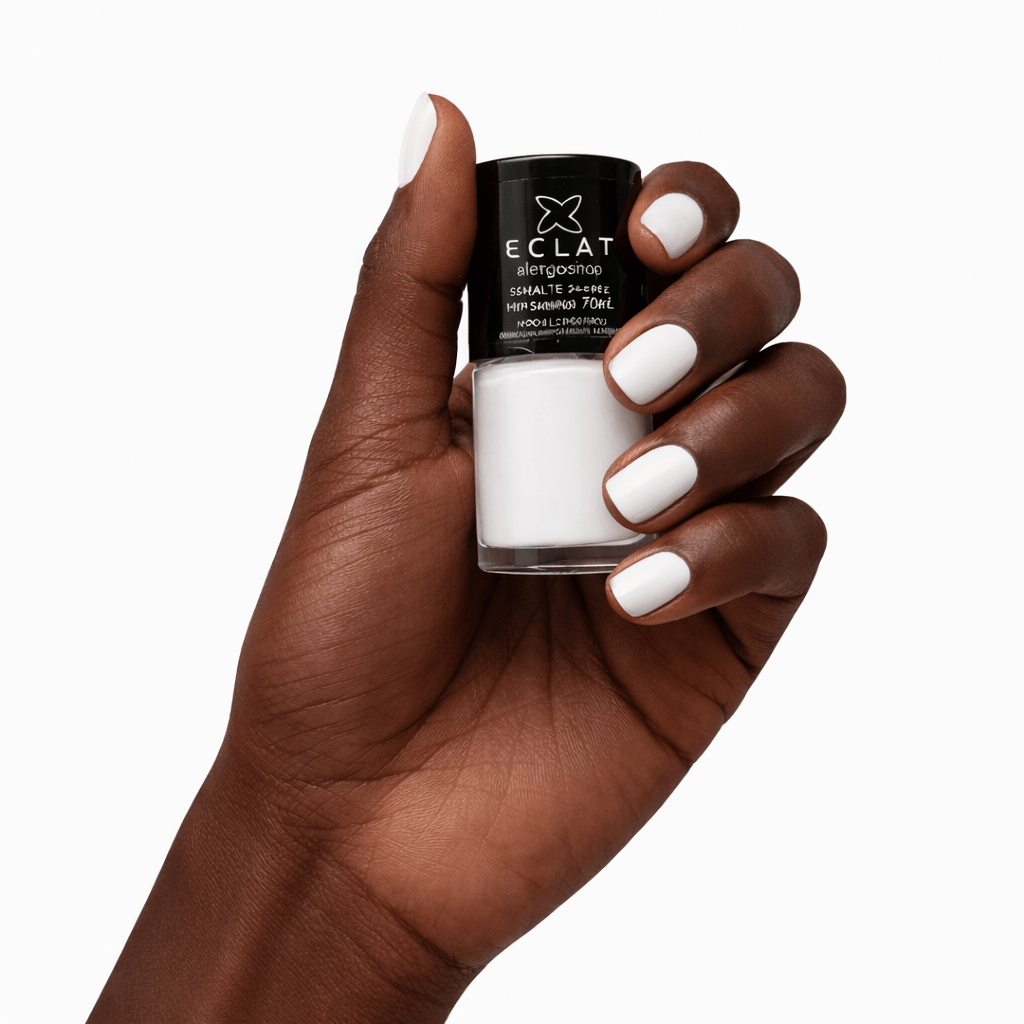 Esmalte Hipoalergênico Eclat Cruelty 24 Free Alergoshop 7ml Cor Cravo Branco