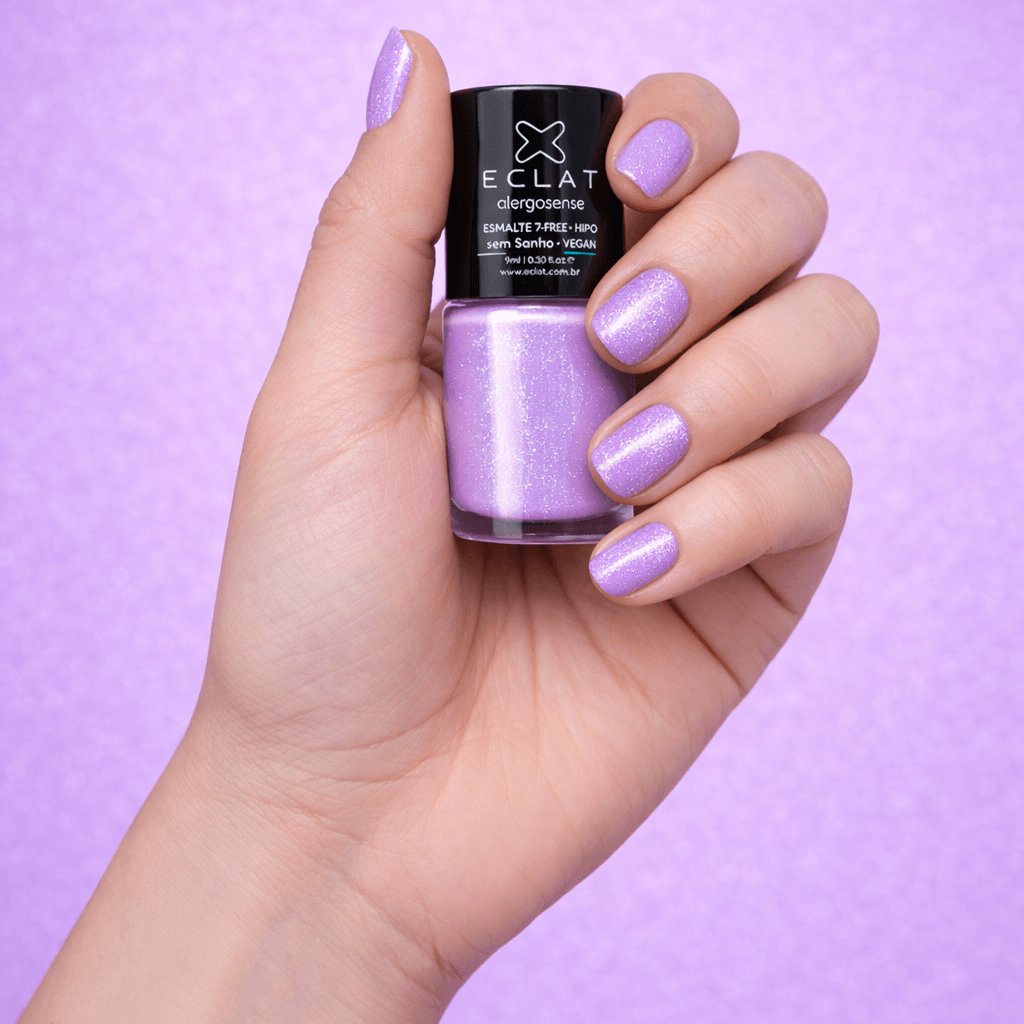 Esmalte Hipoalergênico Eclat Cruelty 24 Free Alergoshop 7ml Cor Celeste