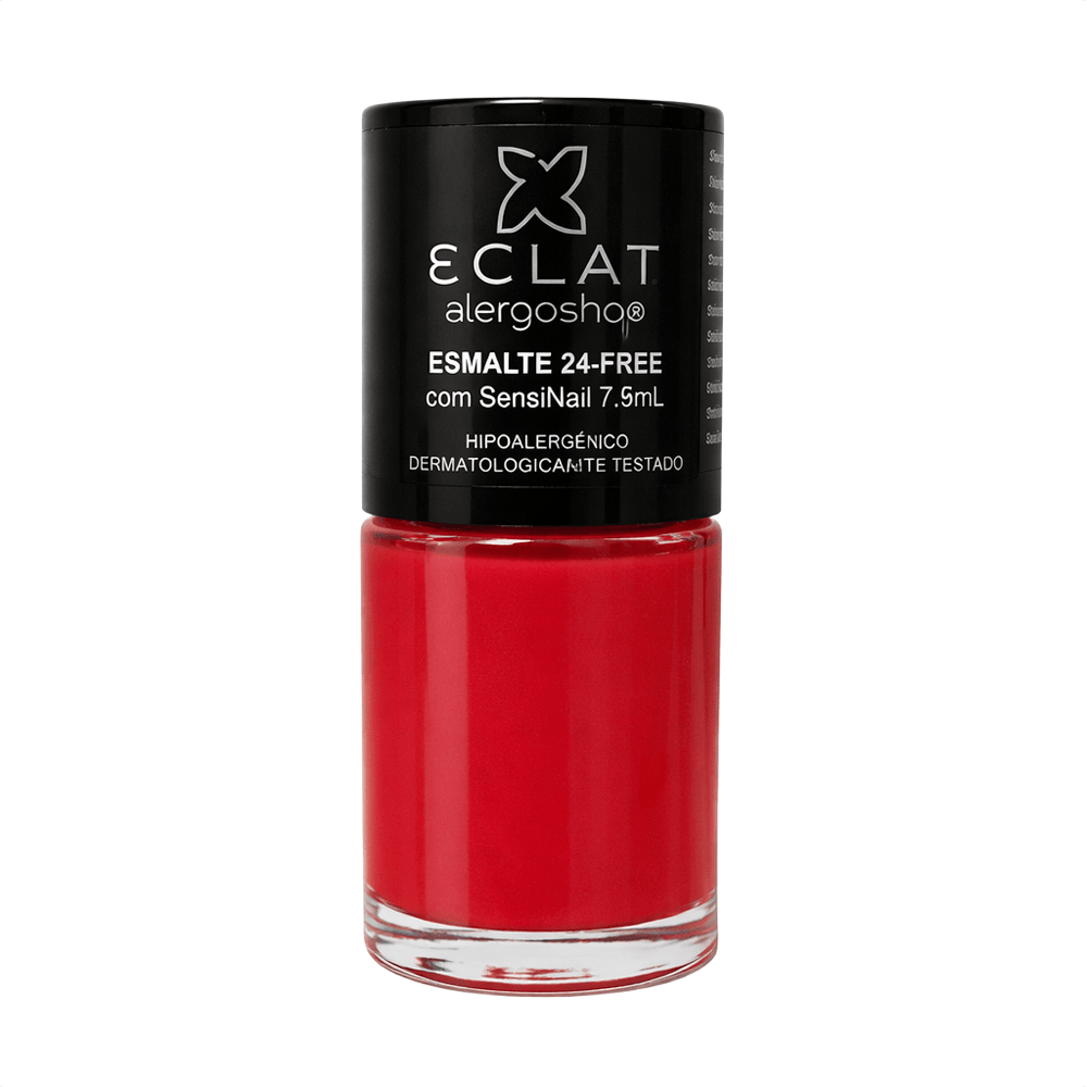 Esmalte Hipoalergênico Eclat Cruelty 24 Free Alergoshop 7ml Cor Bloody Mary