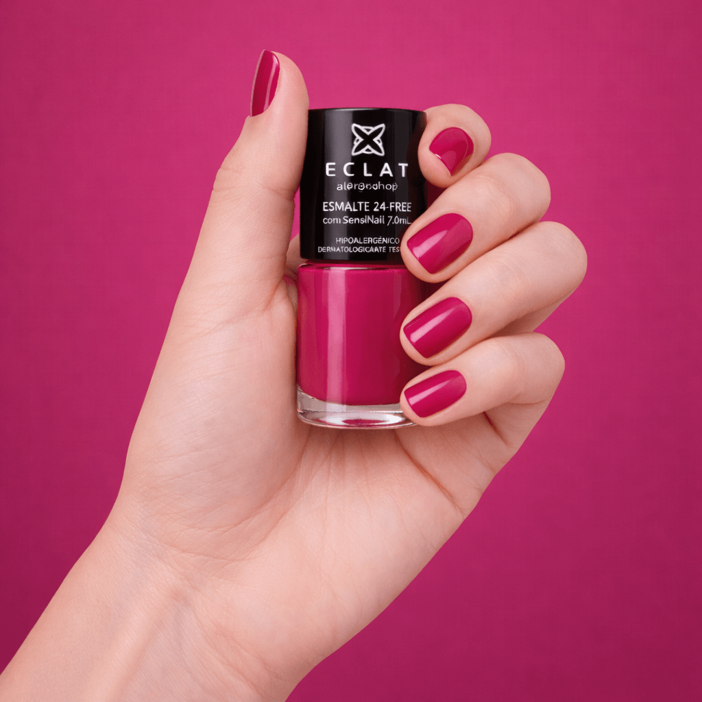 Esmalte Hipoalergênico Eclat Cruelty 24 Free Alergoshop 7ml Cor Moulin Rouge
