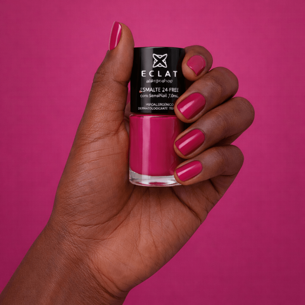 Esmalte Hipoalergênico Eclat Cruelty 24 Free Alergoshop 7ml Cor Moulin Rouge