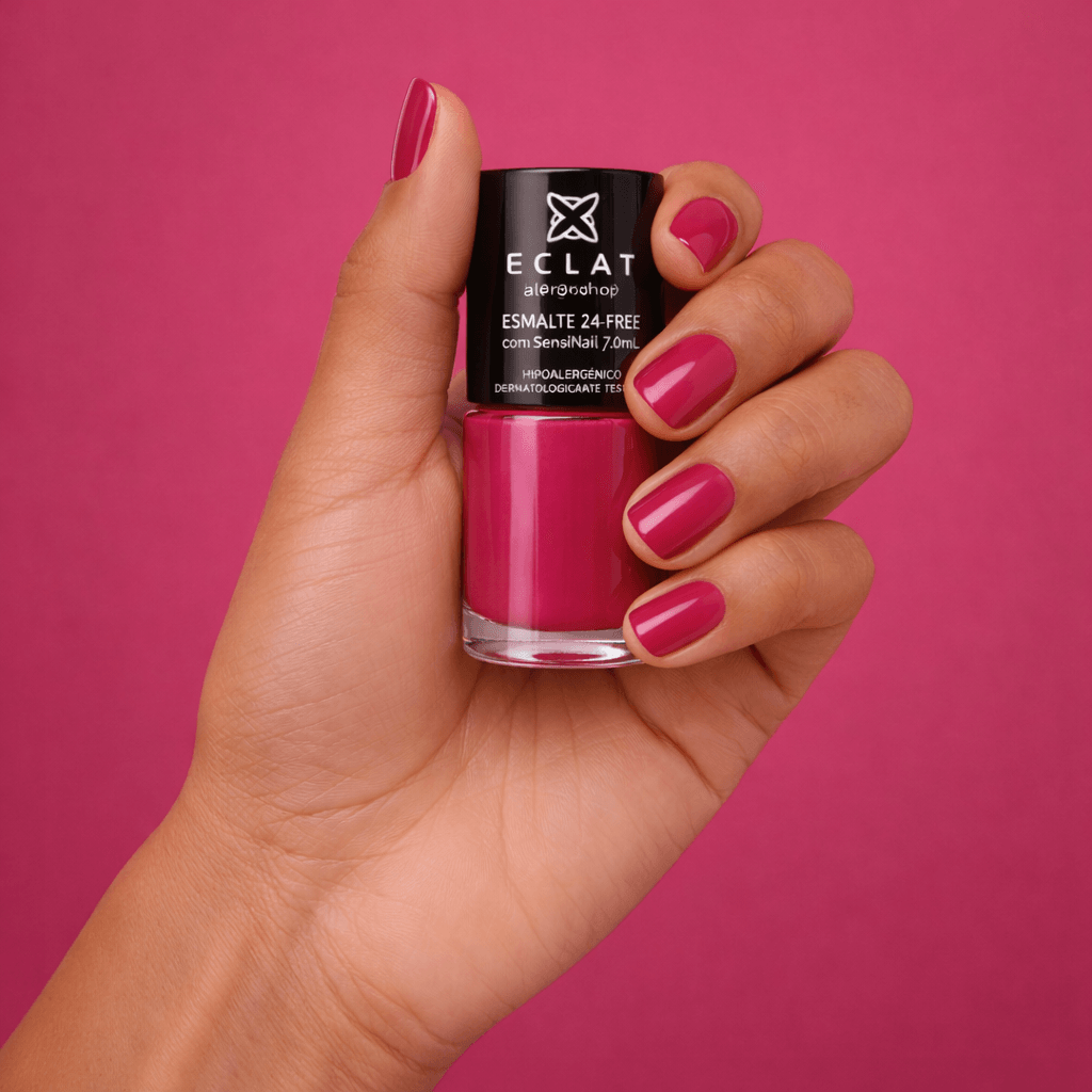 Esmalte Hipoalergênico Eclat Cruelty 24 Free Alergoshop 7ml Cor Moulin Rouge