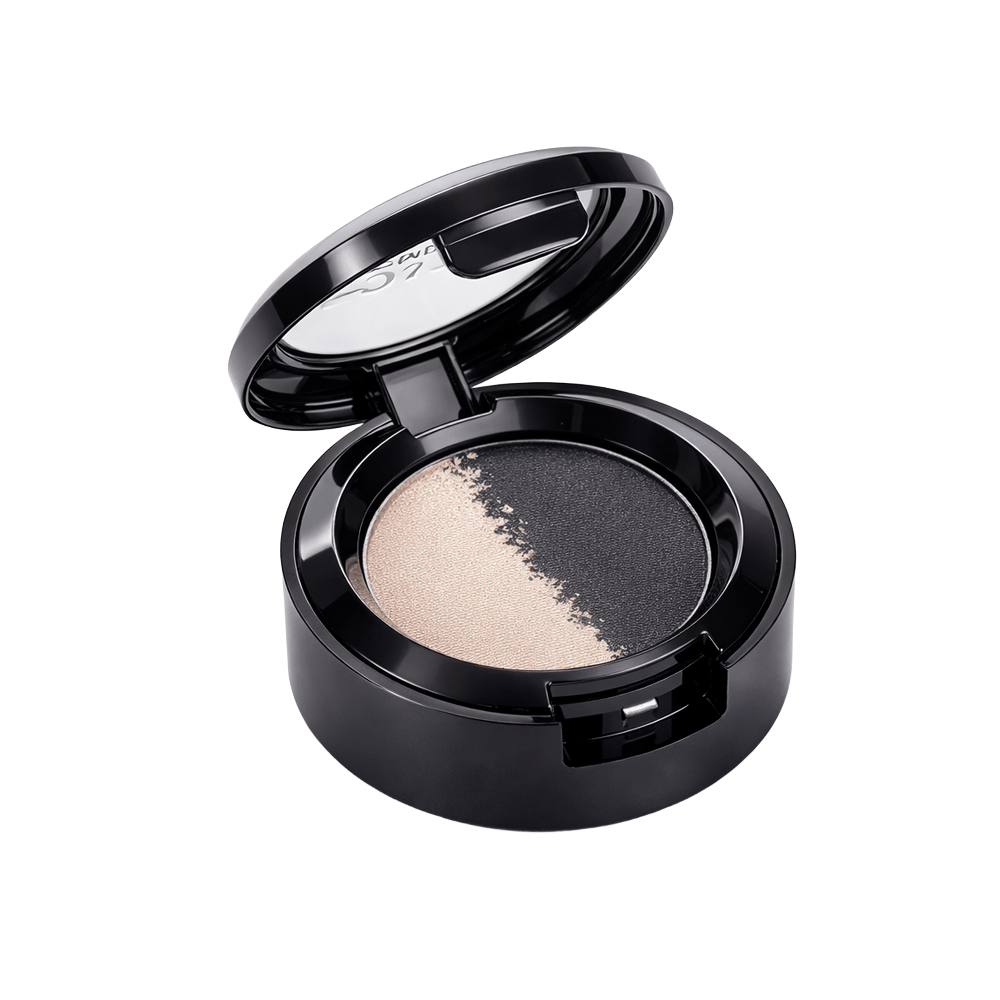 Sombra Compacta Duo Eclat Alergoshop Cor 06 Bege E Preto