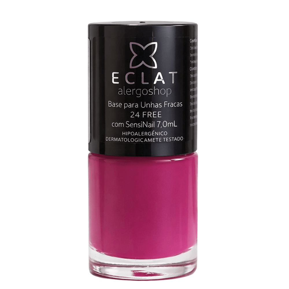 Base Hipoalergênica Para Unhas Fracas 24 Free Eclat Alergoshop 7ml