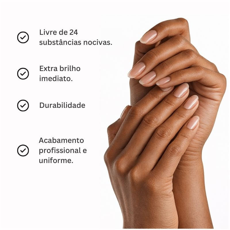 Top Coat Hipoalergênico Eclat Alergoshop 7ml