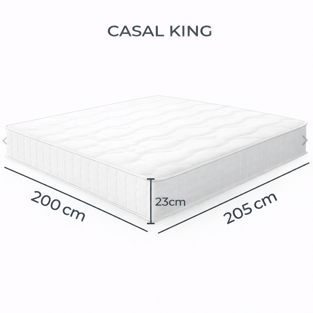 Capa para Colchão de Casal Antiácaro Super Soft Alergoshop Casal King