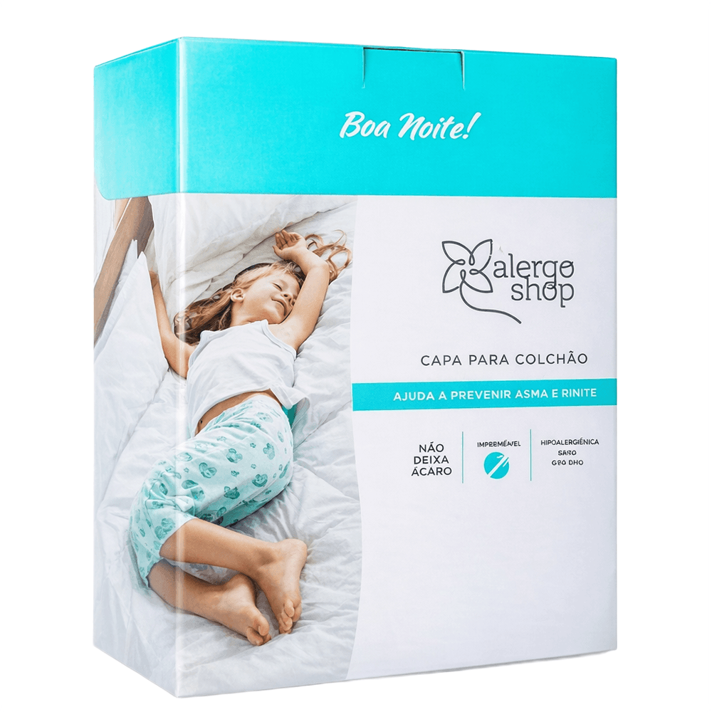 Capa Antiácaro Super Soft Para Travesseiros Anti Refluxo Alergoshop Adulto