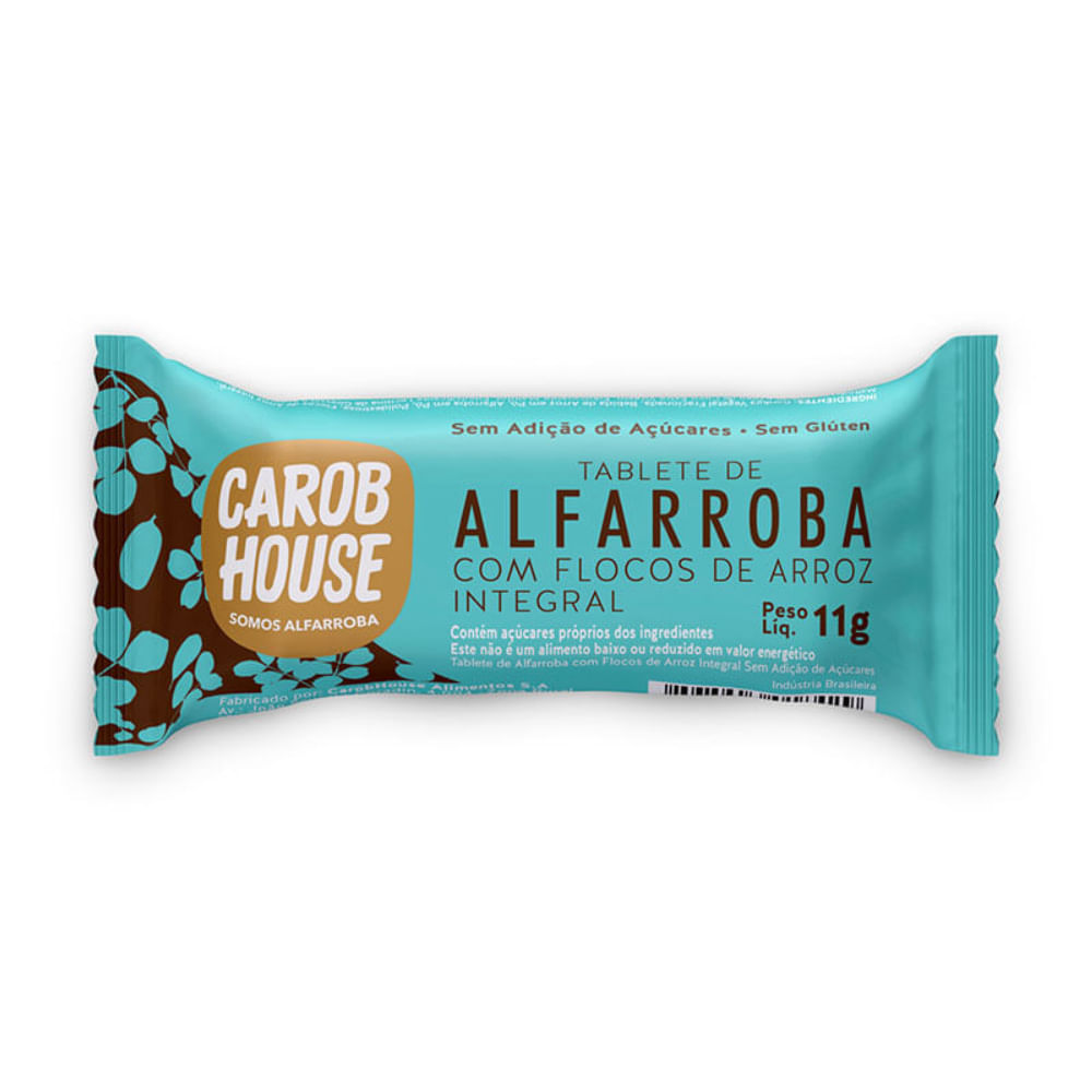Alfarroba Carob House Flocos de Arroz 11g
