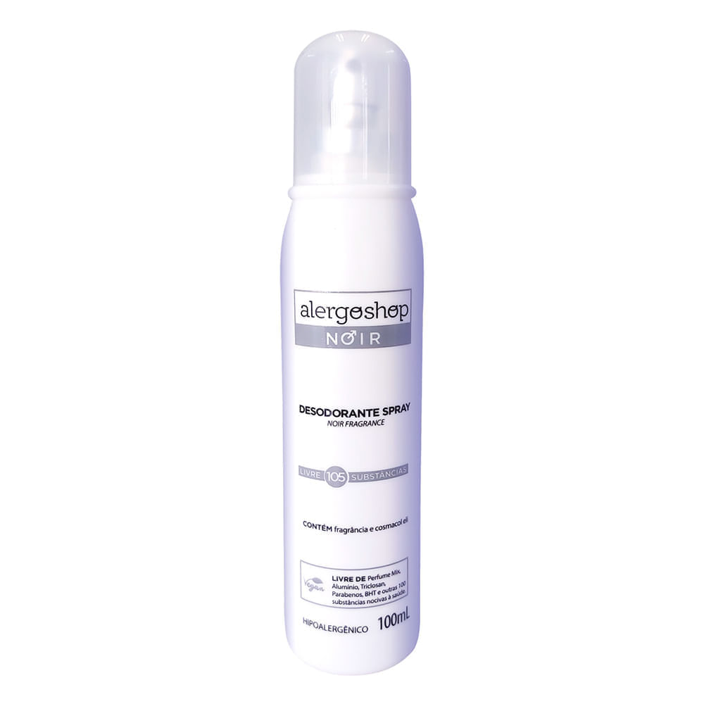 Desodorante Masculino em Spray Noir Alergoshop 100ml