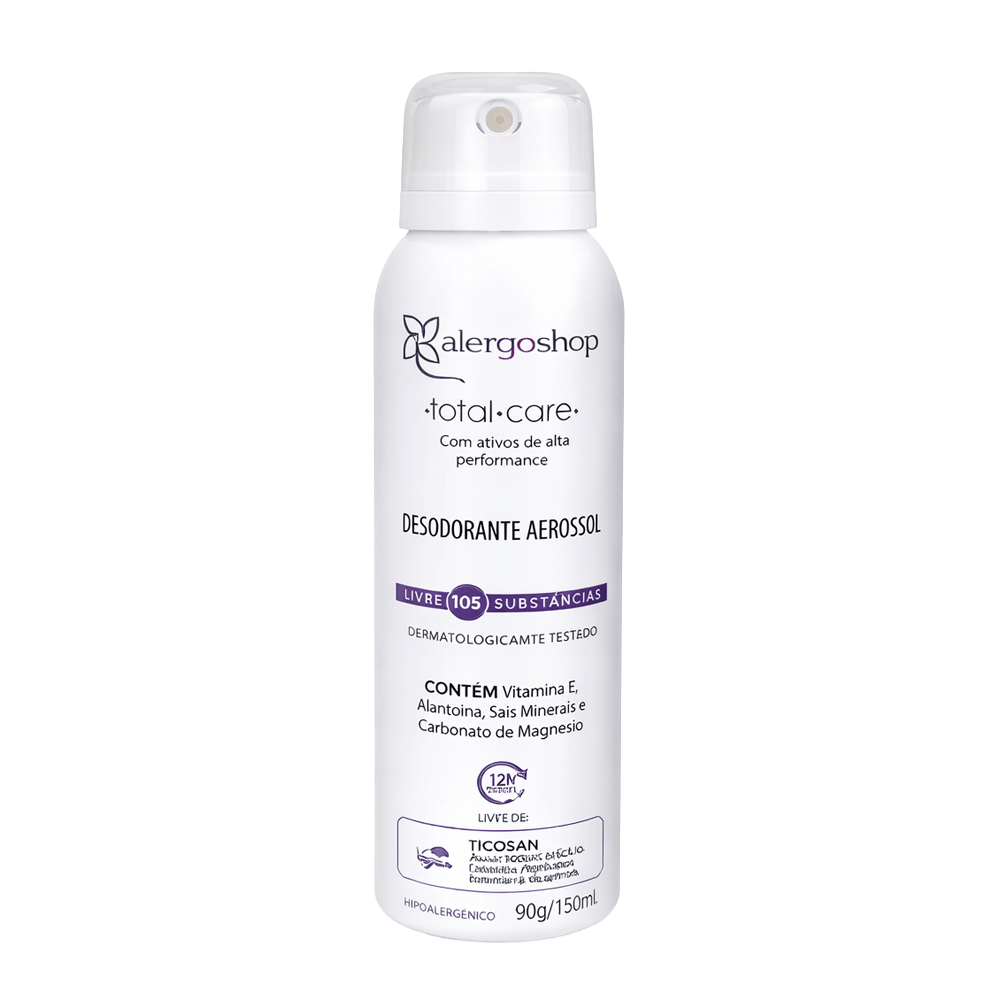 Desodorante Aerossol Total Care Alergoshop 150ml