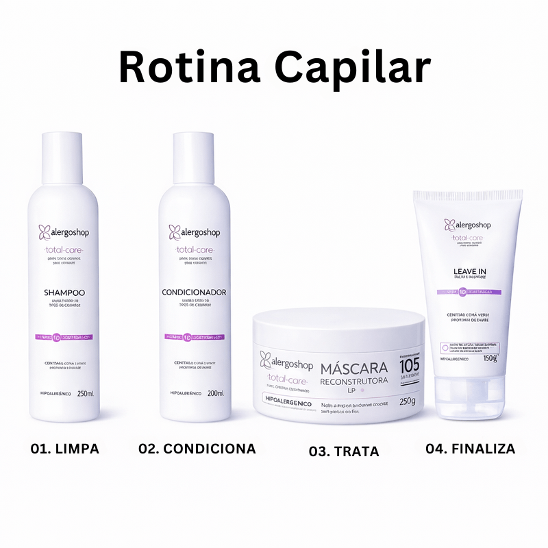 Leave-in Hipoalergênico Total Care Alergoshop 150ml