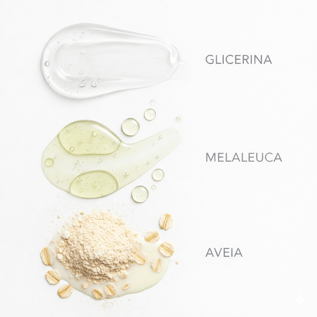 Sabonete em Barra de Glicerina com Melaleuca e Aveia Total Care Alergoshop