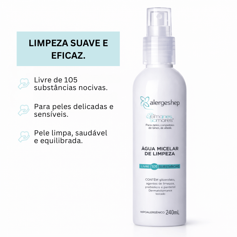 Água Micelar Nossos Amores Alergoshop 240ml