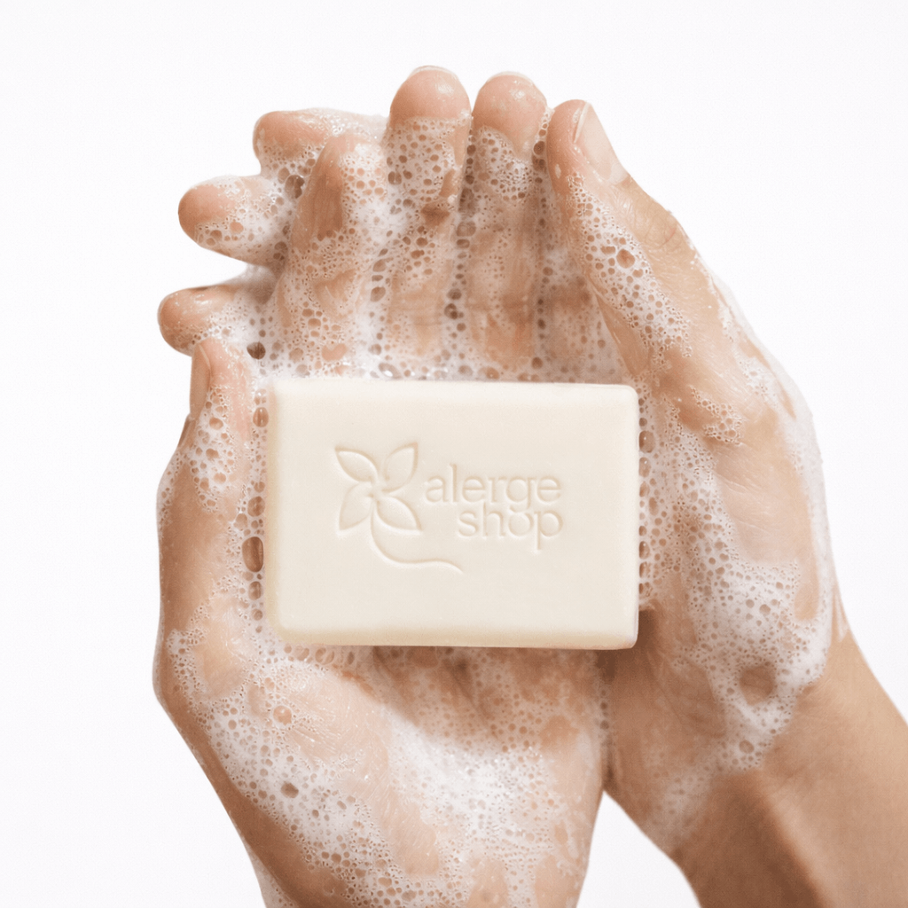 Sabonete em Barra de Glicerina com Melaleuca e Aveia Total Care Alergoshop