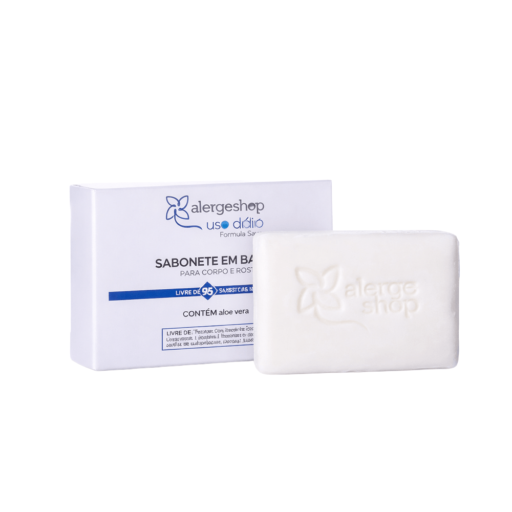 Sabonete Em Barra Com Aloe Vera Uso Diário Alergoshop