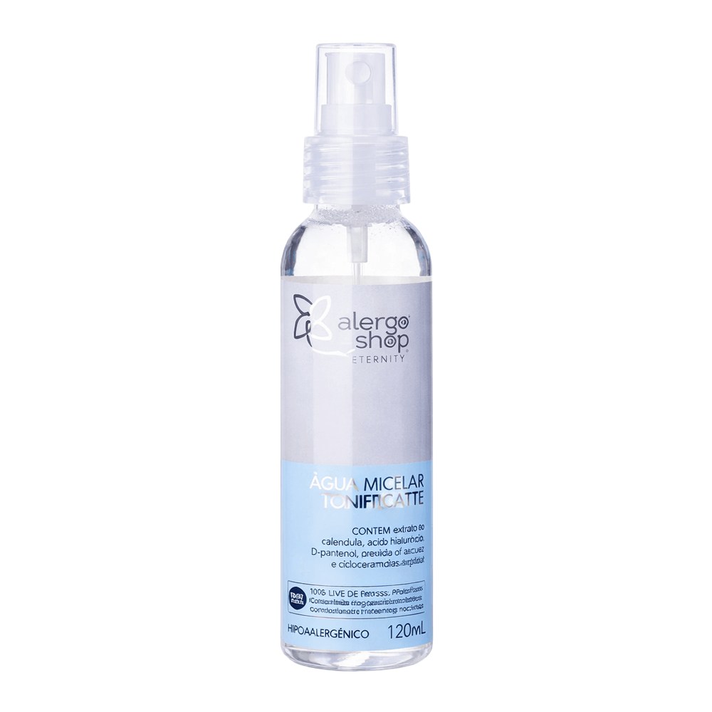 Água Micelar Tonificante Eternity Alergoshop 120ml